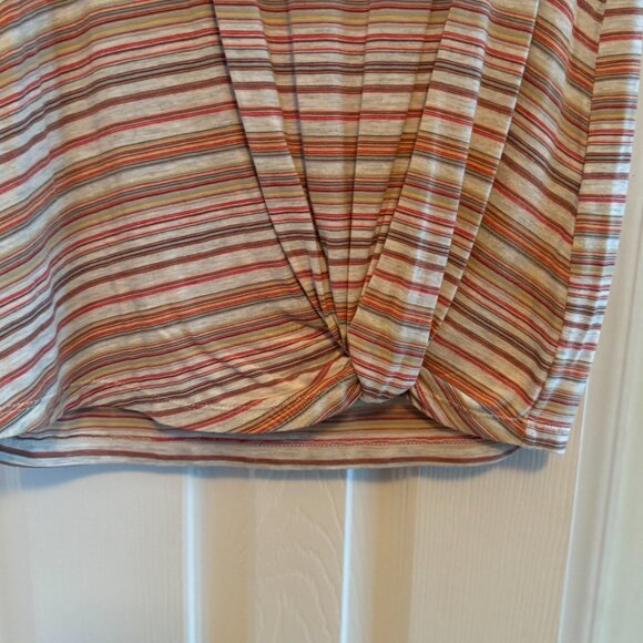 Max Studio super cute striped tank top with center knot X Small - Picture 5 of 9